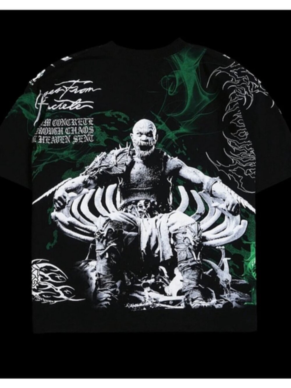 Civil Regime Mortal Kombat Baraka Tee Shirt Size L Oversized Fits XL NWT Rare